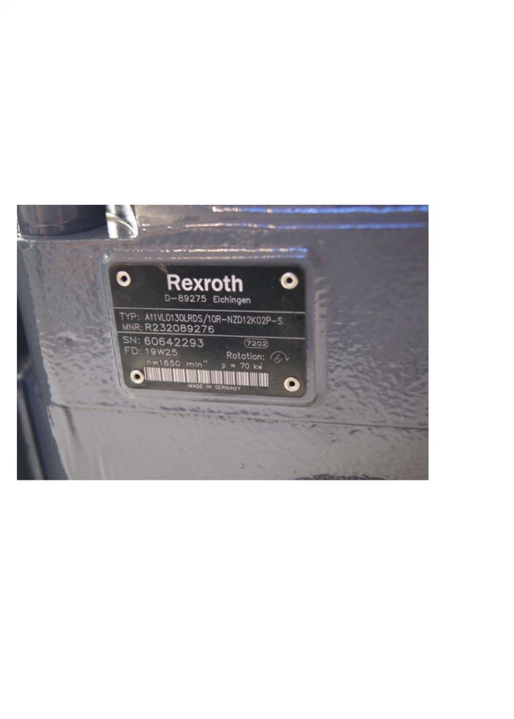 Rexroth Hydraulic Triple Piston Pump A11 A11VLO A11VLO190 A11VLO190LRDH1/11R-NZD12K04 GEAR PUMP